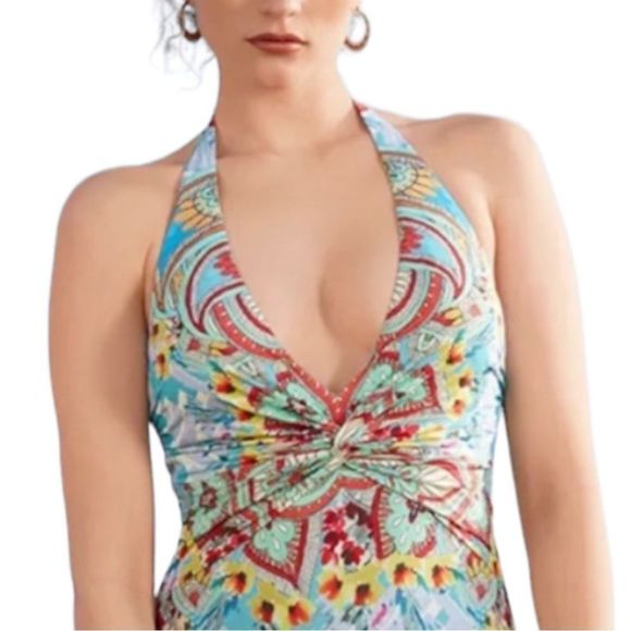 NWT Johnny Was Elena Twist One Piece Swimsuit - Picture 5 of 11